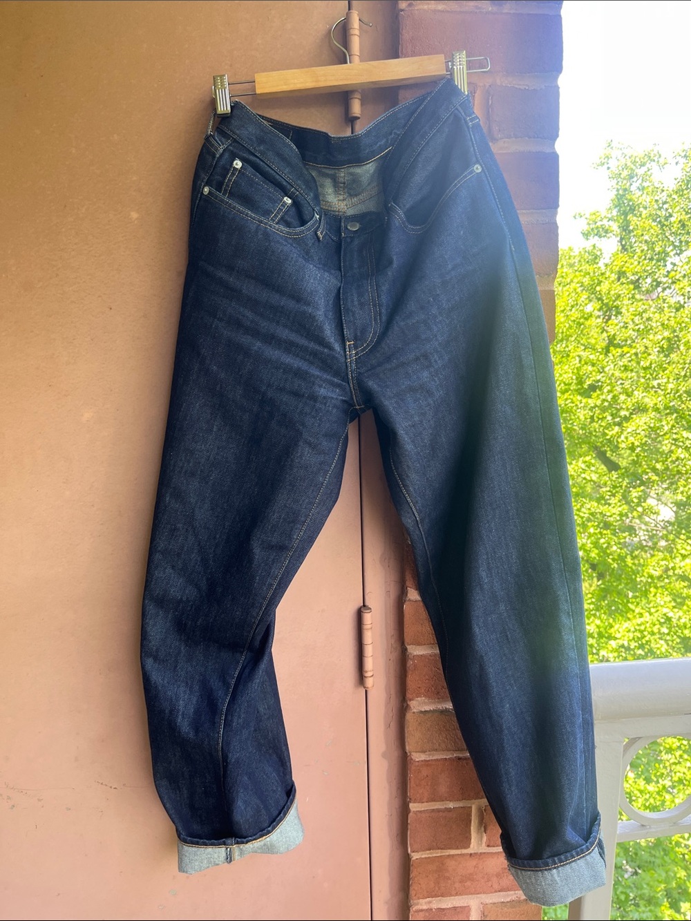 Levi's Relaxed Straight Jeans in Dark Indigo , wide leg, W 30/L 32